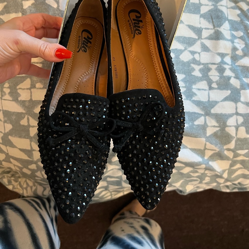 Black Studded Shoes